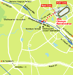Chukyo Racecourse access map zoom